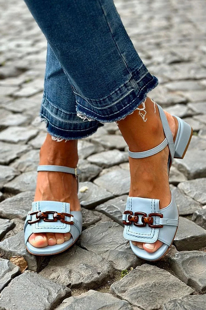 Azzurra | Sandalen Eleganz Küste