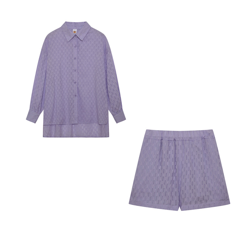 Elizabeth - Leichtes Hemd- und Shorts-Ensemble