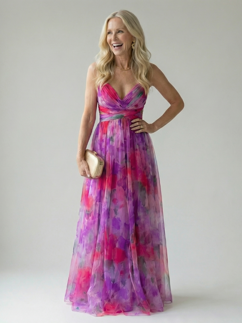 Isel | Soft Wrap Maxi Jurk