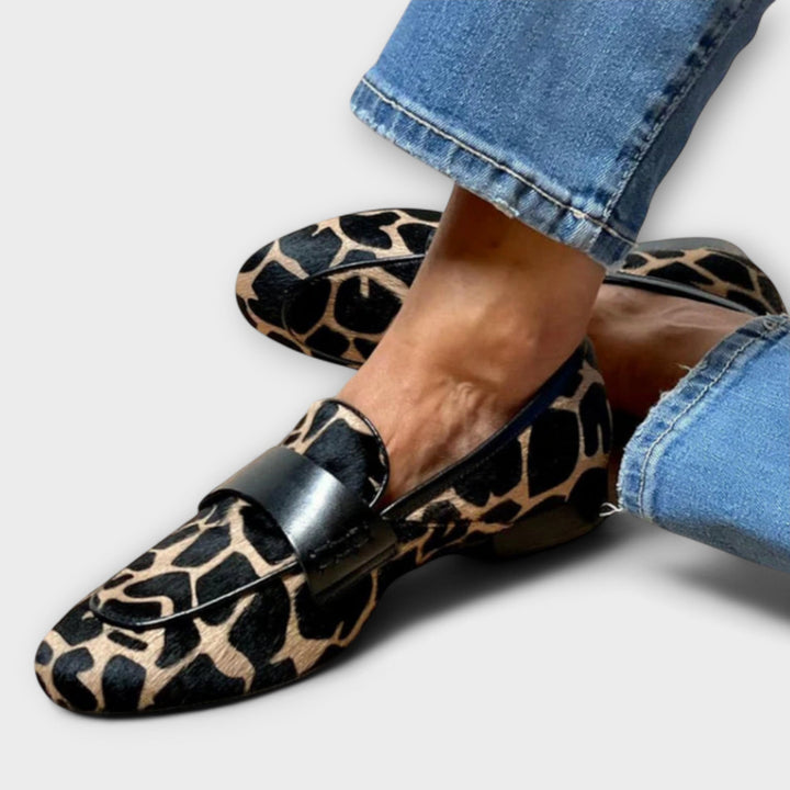 Léonie™ | Leoparden Mokassin
