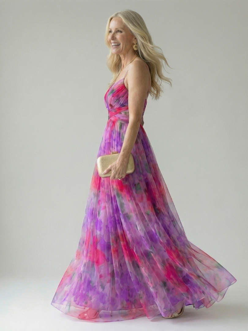 Isel | Soft Wrap Maxi Jurk