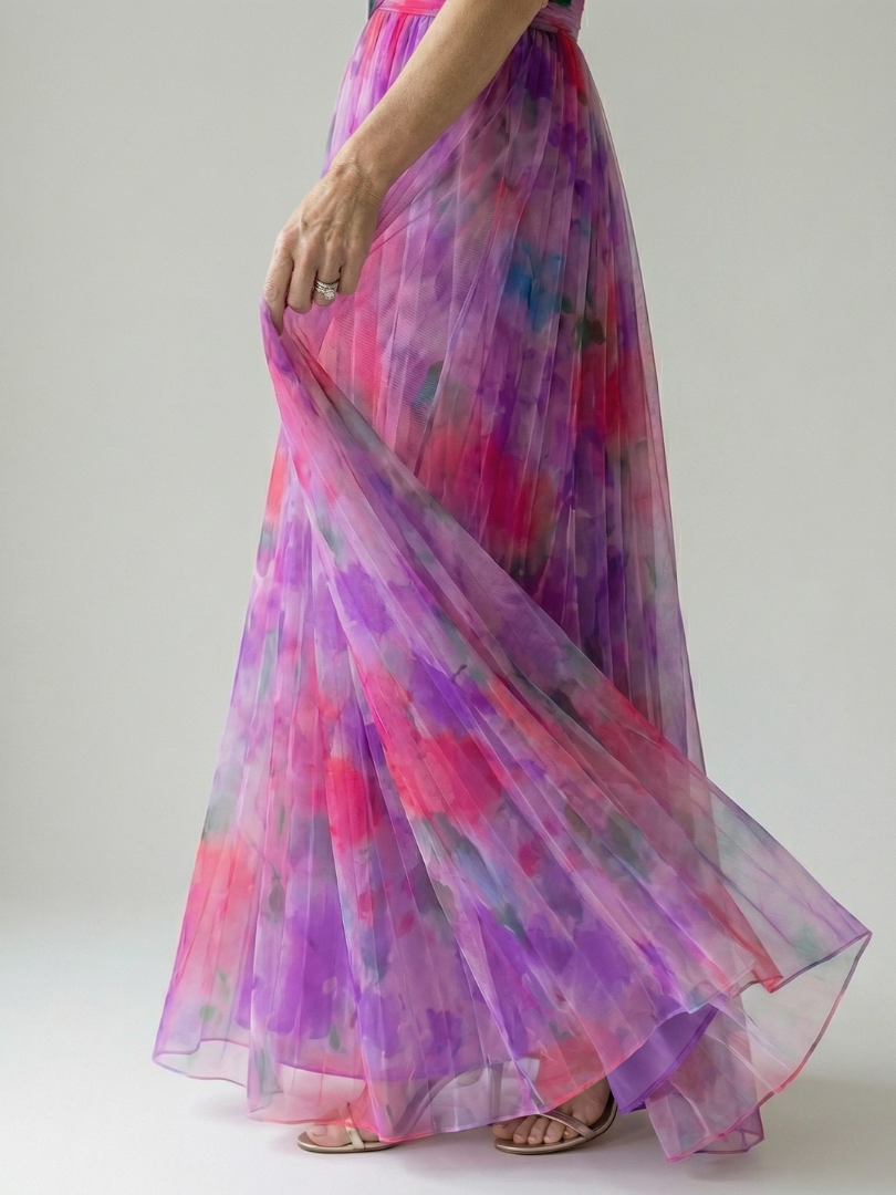 Isel | Soft Wrap Maxi Jurk