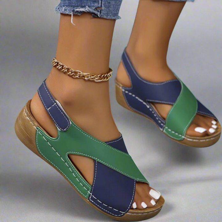 Kendra - Orthopädische Sandalen Colorblock