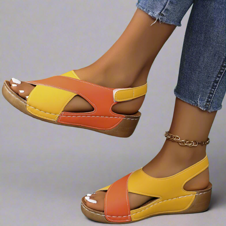 Kendra - Orthopädische Sandalen Colorblock