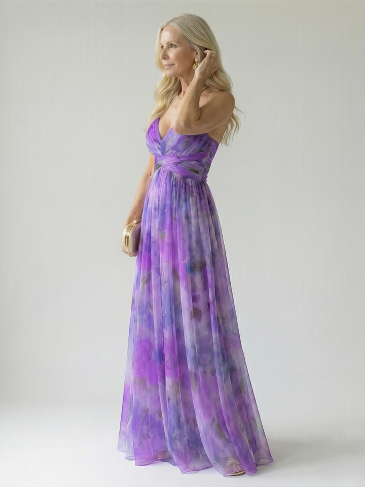 Isel | Soft Wrap Maxi Jurk