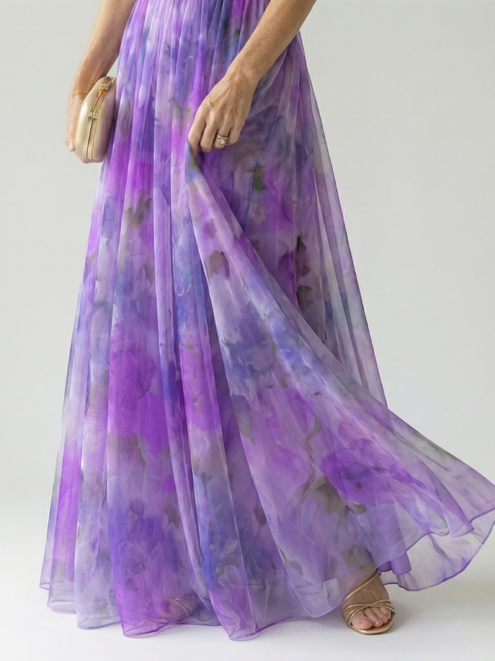 Isel | Soft Wrap Maxi Jurk