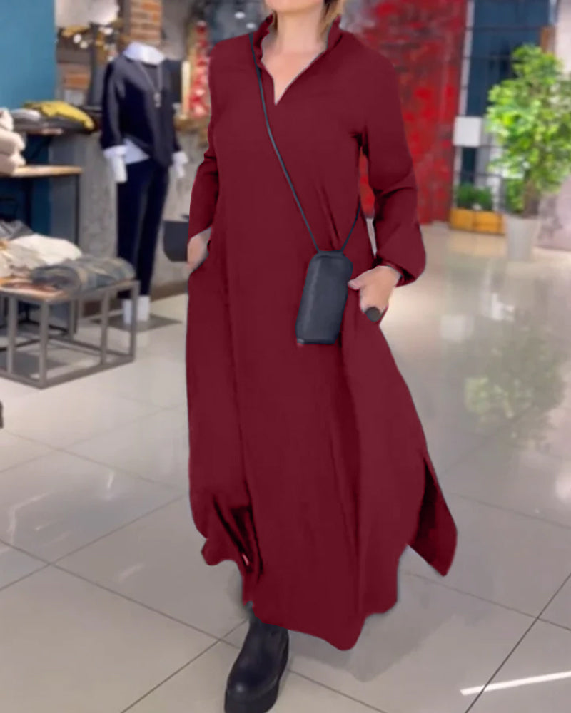 Sylvie - Weit geschnittenes Maxikleid