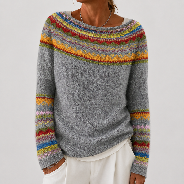 Elyse | Retro Wollpullover