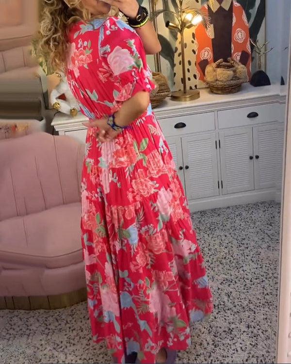 Floriana - Vibrante Blumenkleid