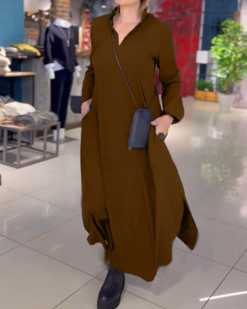 Sylvie - Weit geschnittenes Maxikleid
