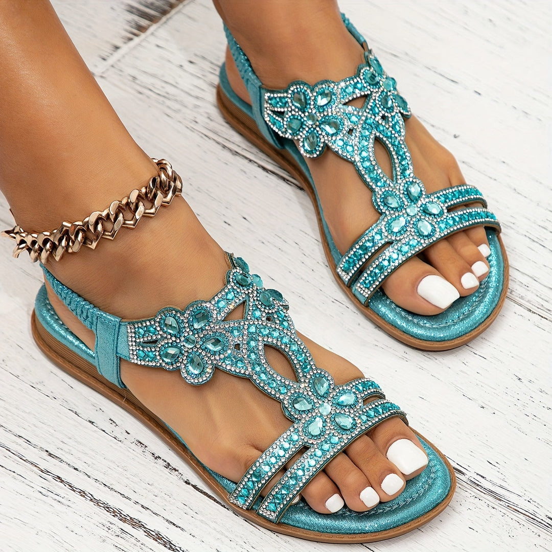 Anna-Marie | Orthopedische Sandalen met kristallen