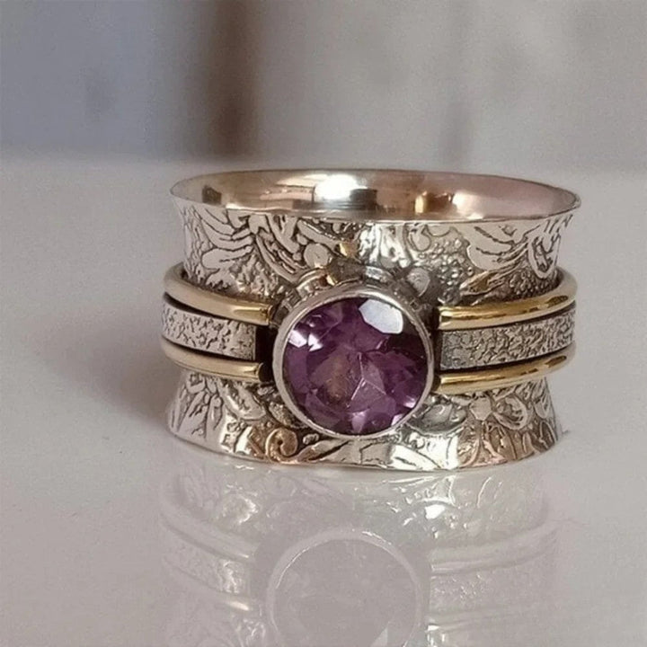 Meditationsring aus böhmischem Kristall