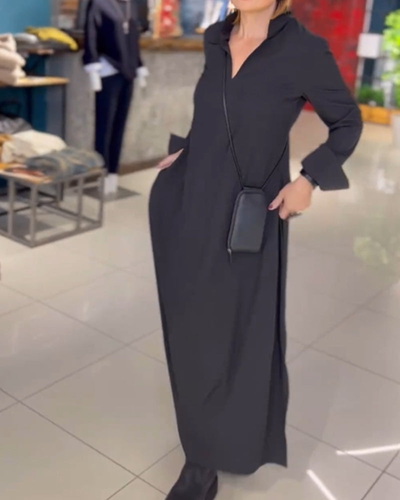 Sylvie - Weit geschnittenes Maxikleid