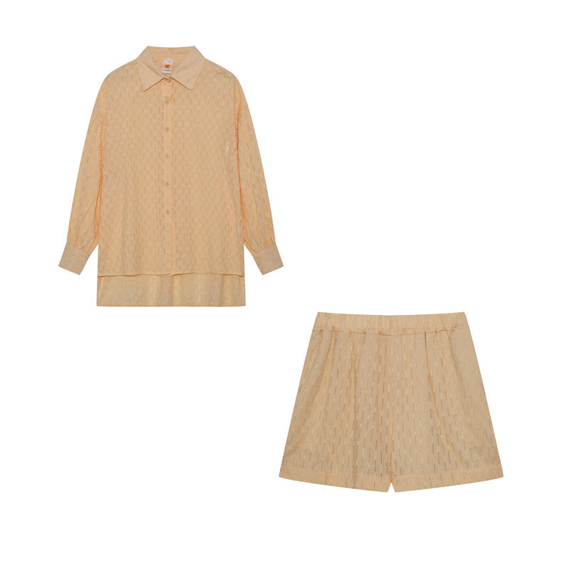 Elizabeth - Leichtes Hemd- und Shorts-Ensemble