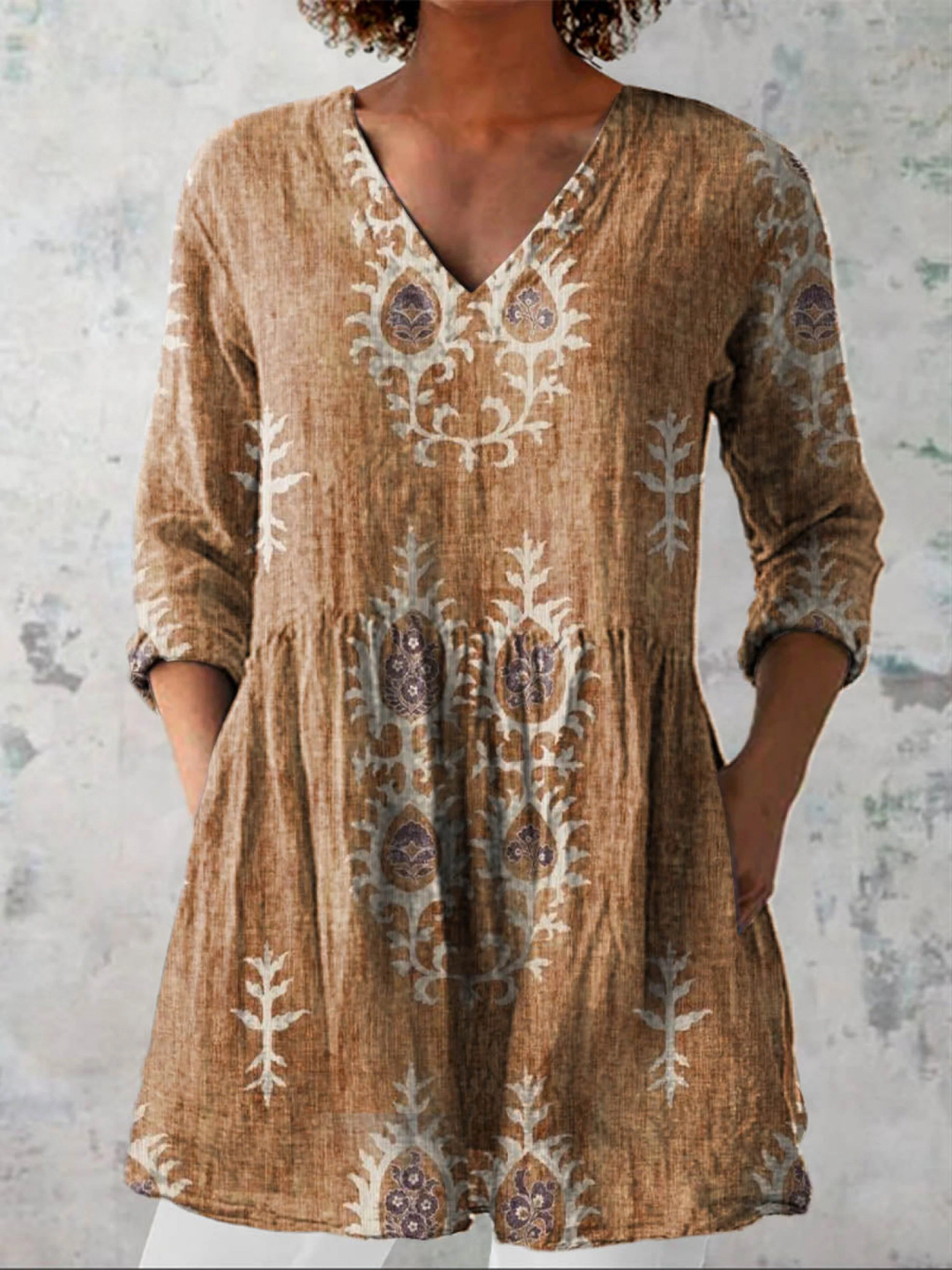 Maeve | Wijde Blouse met V-hals