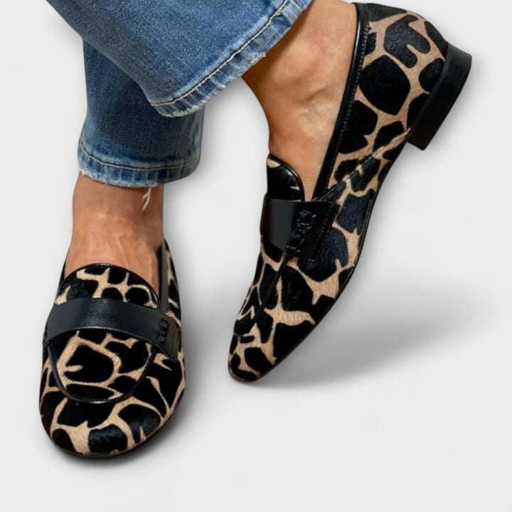 Léonie™ | Leoparden Mokassin