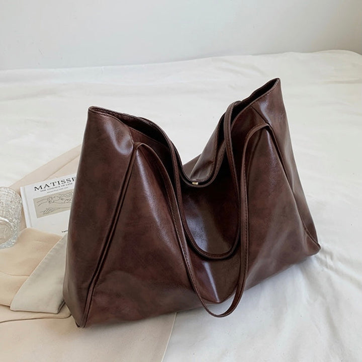 Patricia™ | Glänzende Lederhandtasche