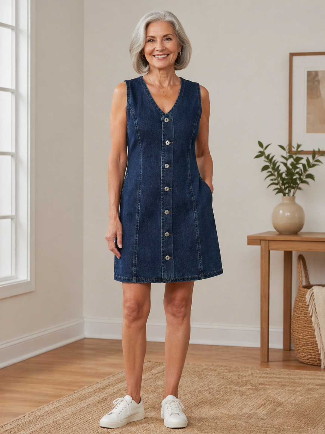 Lila | Jeans Mini Jurk