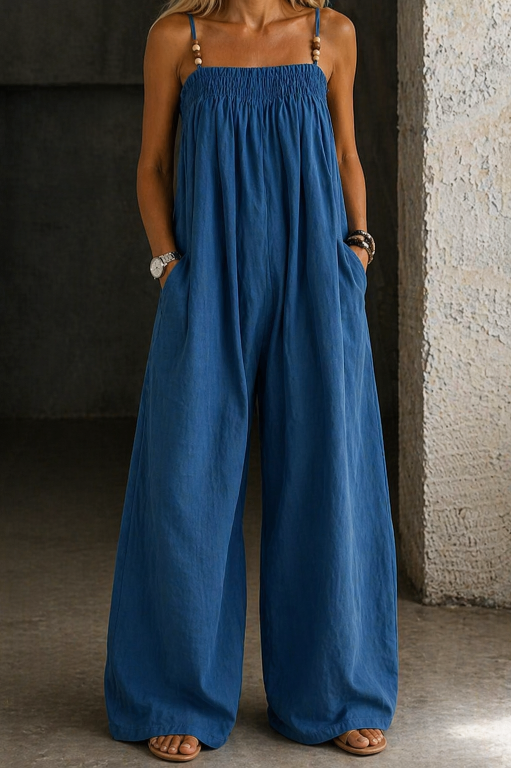 Madison | Jeans Overall met Wijde Benen