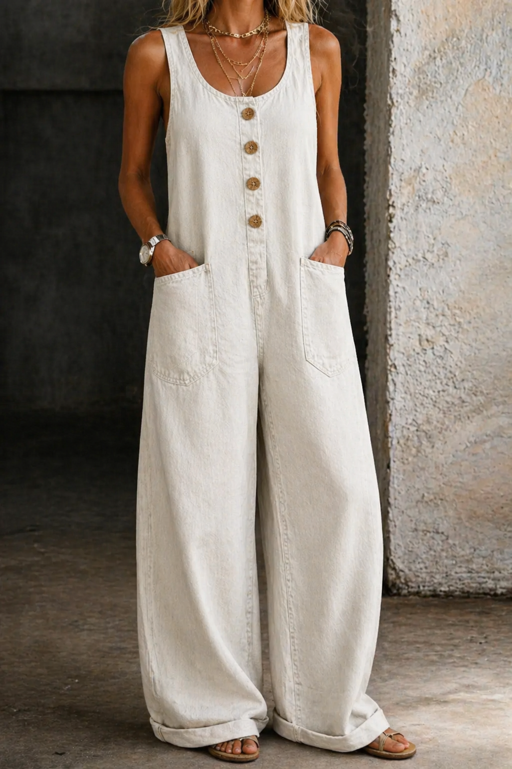 Willy | Vintage Prane Jeanssalopette