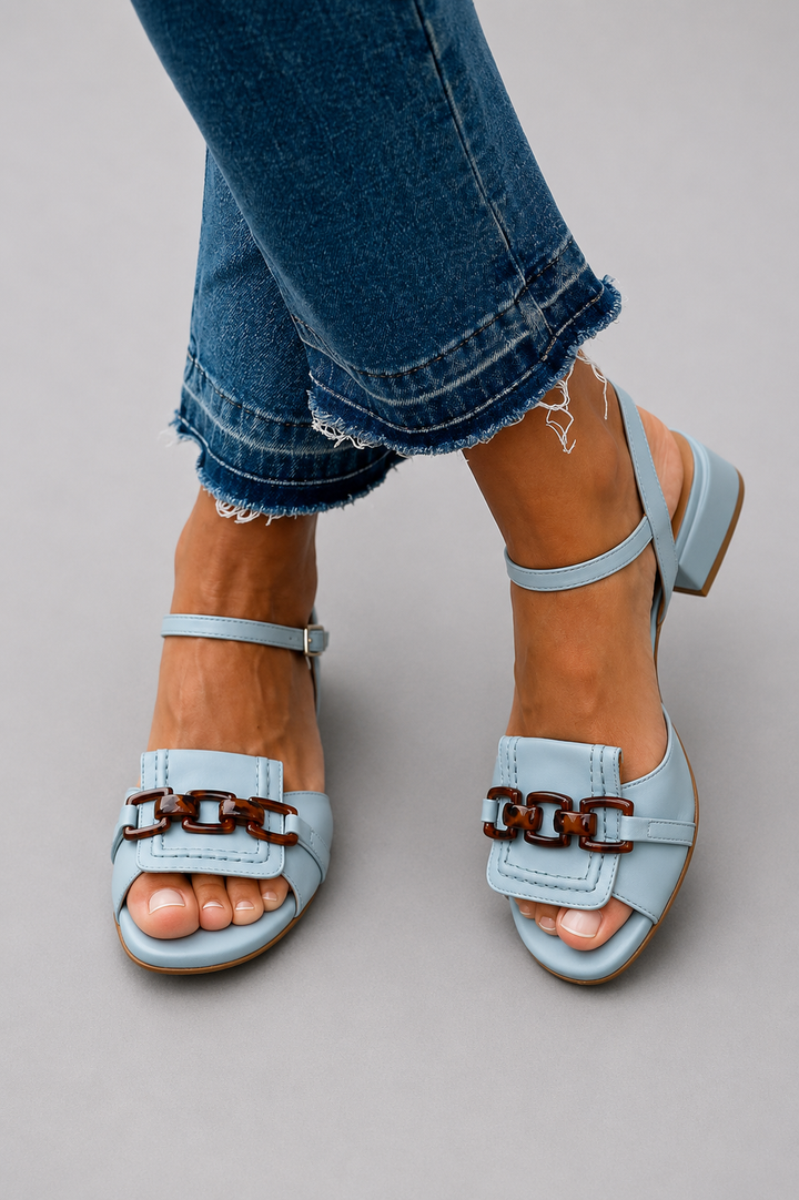 Azzurra | Sandalen Eleganz Küste