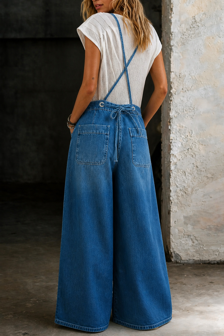 Elizabeth | Overalls met wijde pijpen