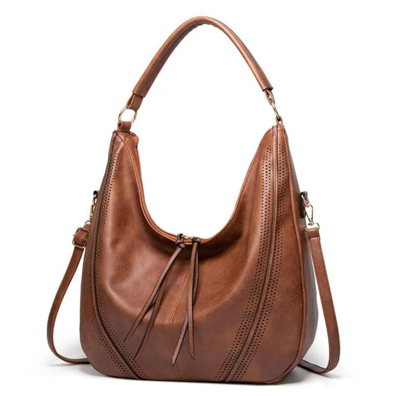Michelle™ | Lässige Lederhandtasche