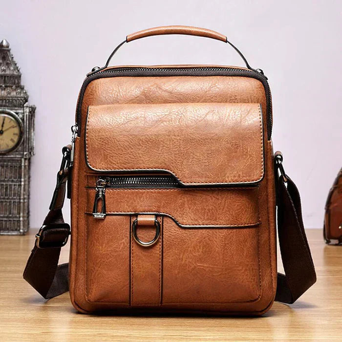 Cynthia™ | Praktische Lederhandtasche