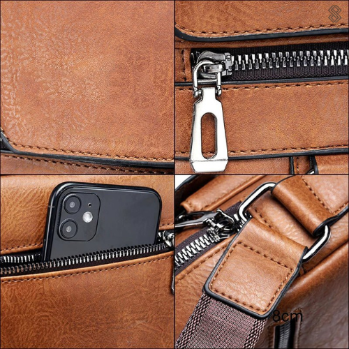 Cynthia™ | Praktische Lederhandtasche