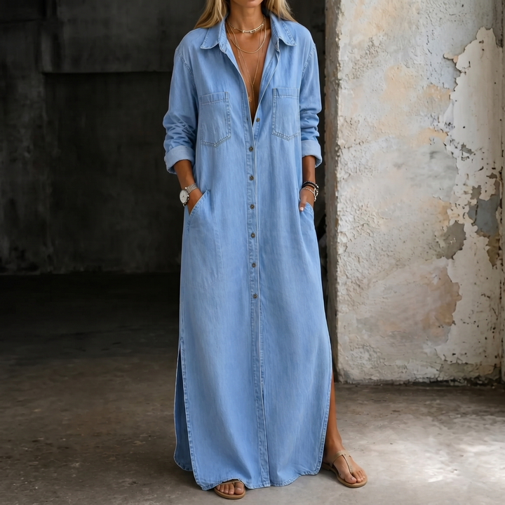 Delana | Jurk met Knopen