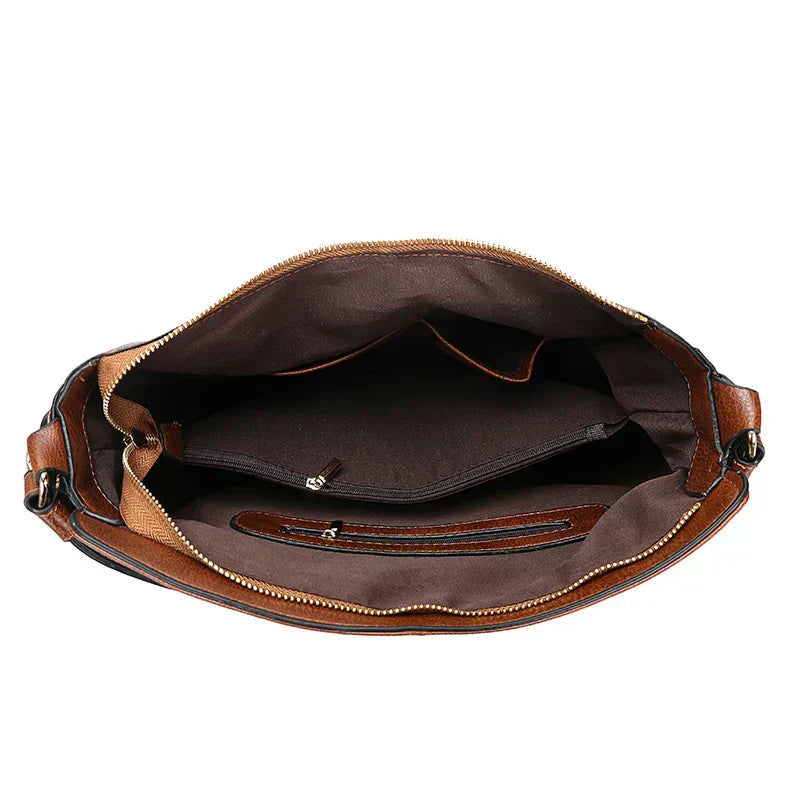 Lisa™ | Zeitloser Lederhandtasche