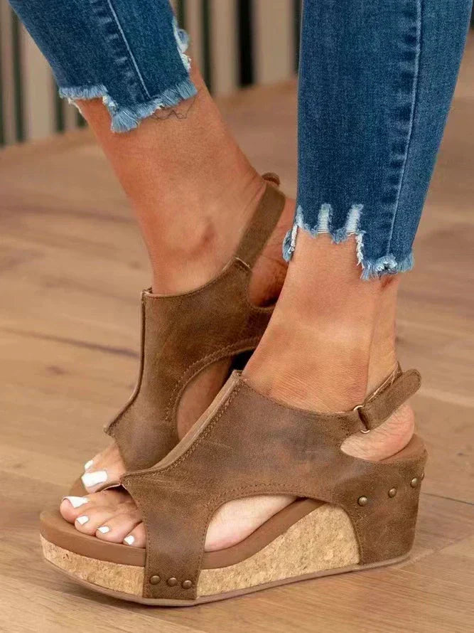 Eva-Margarete | Wedge Sandalen