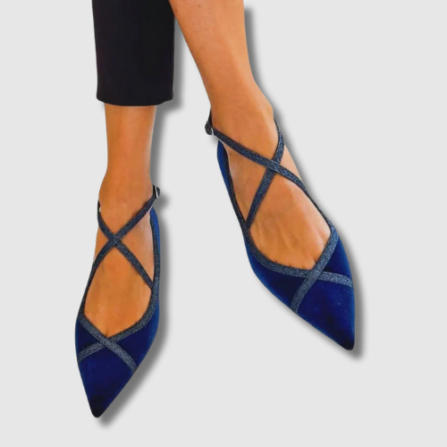 Noëlle™ | Schicke Mokassins in Marineblau