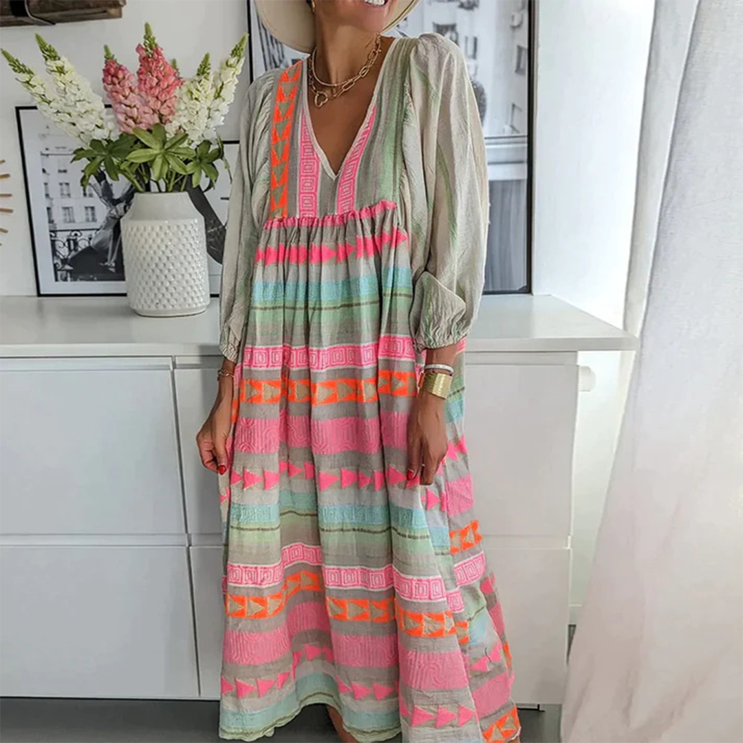 Jessenia - Bequeme Boho-Kleid