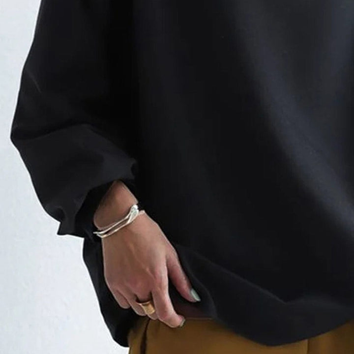 Lisa | Lässiger Pullover mit Stehkragen