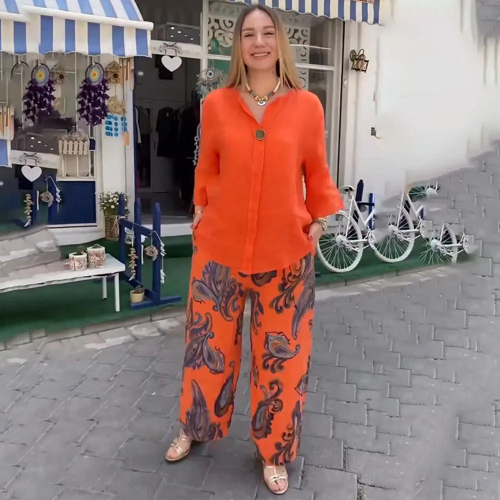 Flavia - Elegantes Boho-Ensemble