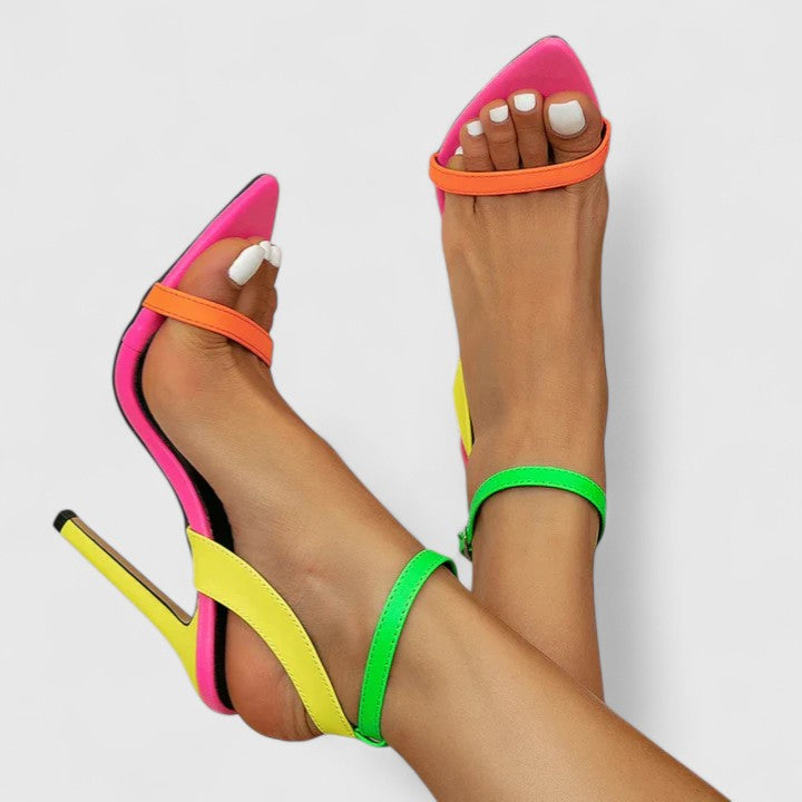 Olive - Pumps mit Stiletto-Absatz