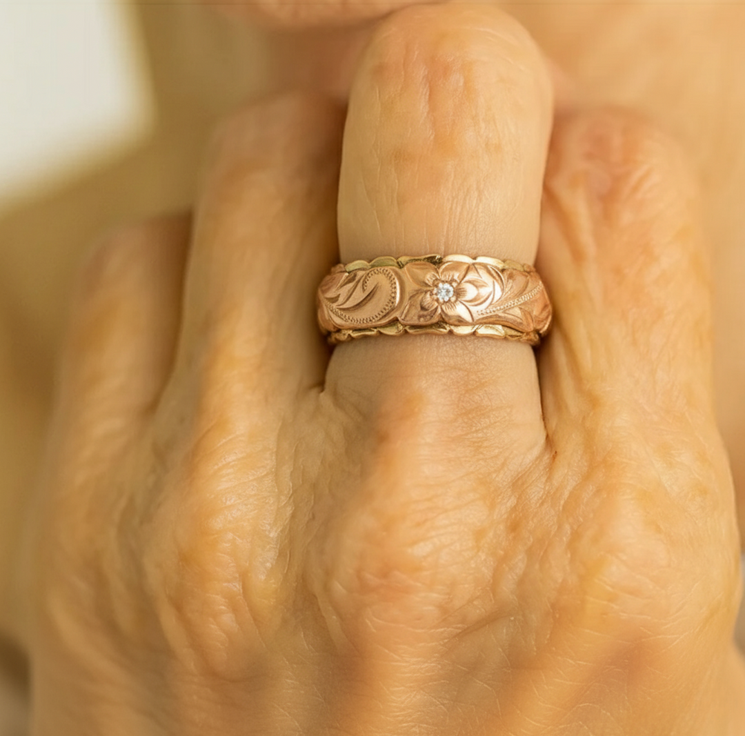 Eleganter Goldring für alle Anlässe