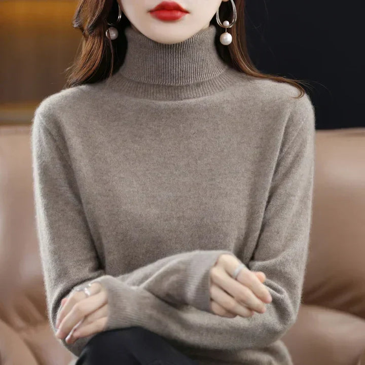 Amara | Pullover mit Stehkragen aus Kaschmir