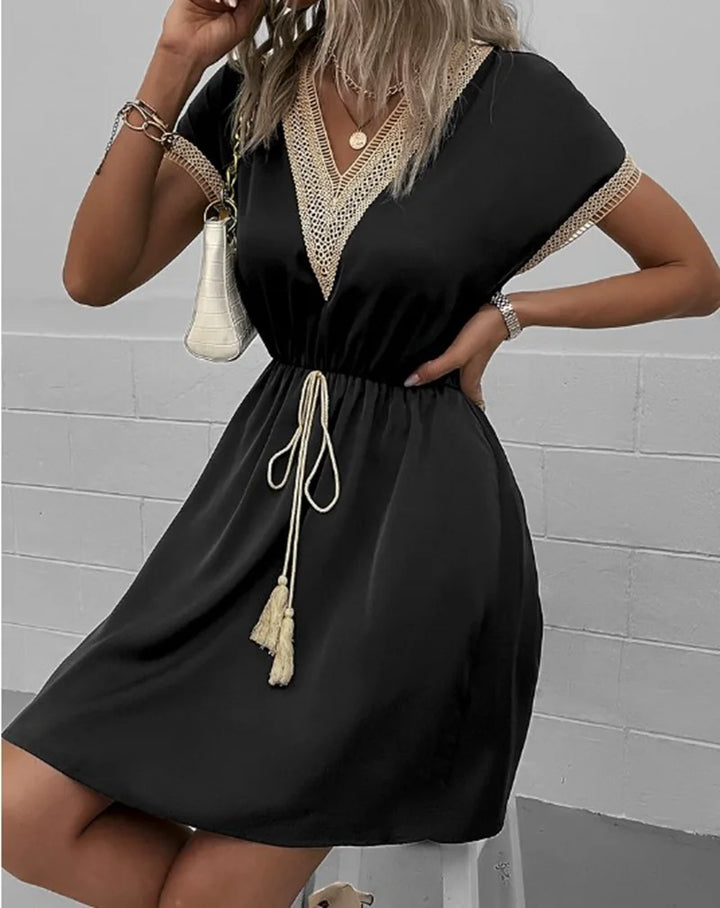 Sabrina - Elegantes Boho-Kleid