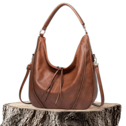 Michelle™ | Lässige Lederhandtasche