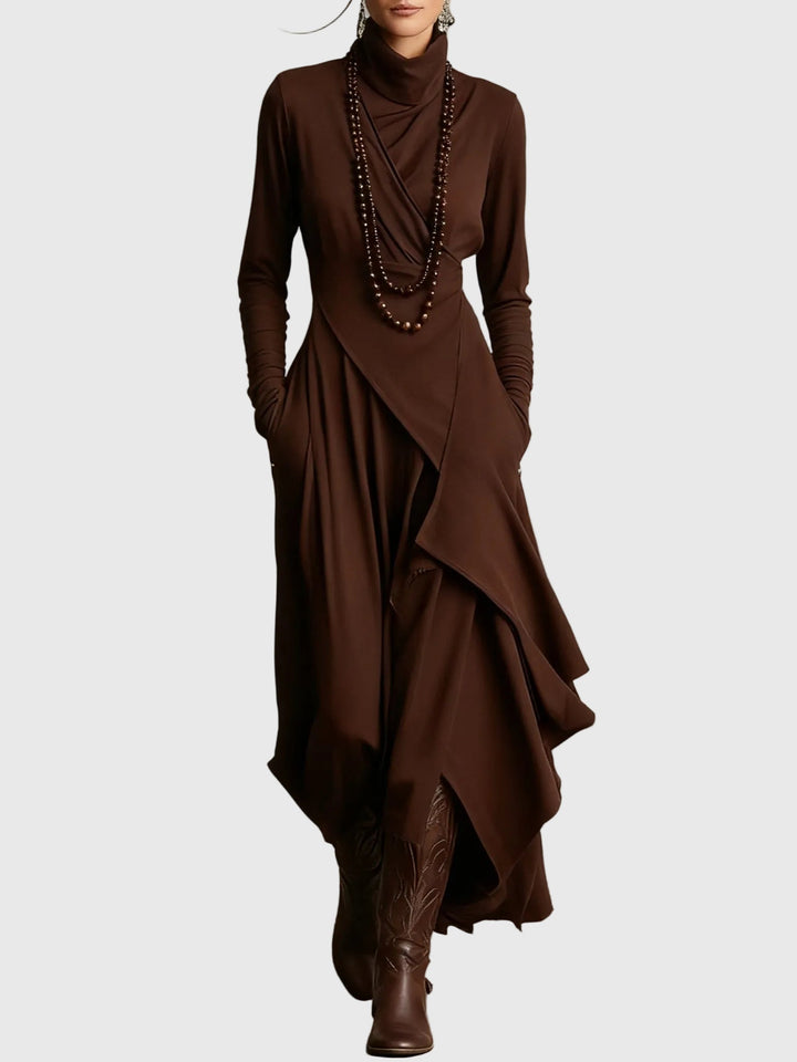 Violett | Maxikleid Plissiert