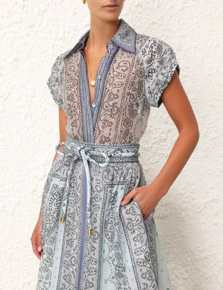 Adele - Bohemian Print Zweiteiliges Ensemble