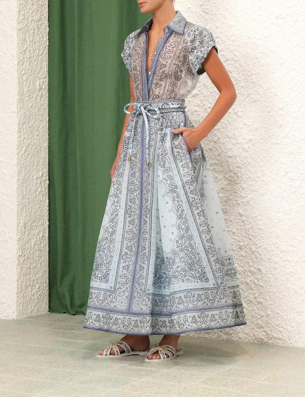 Adele - Bohemian Print Zweiteiliges Ensemble