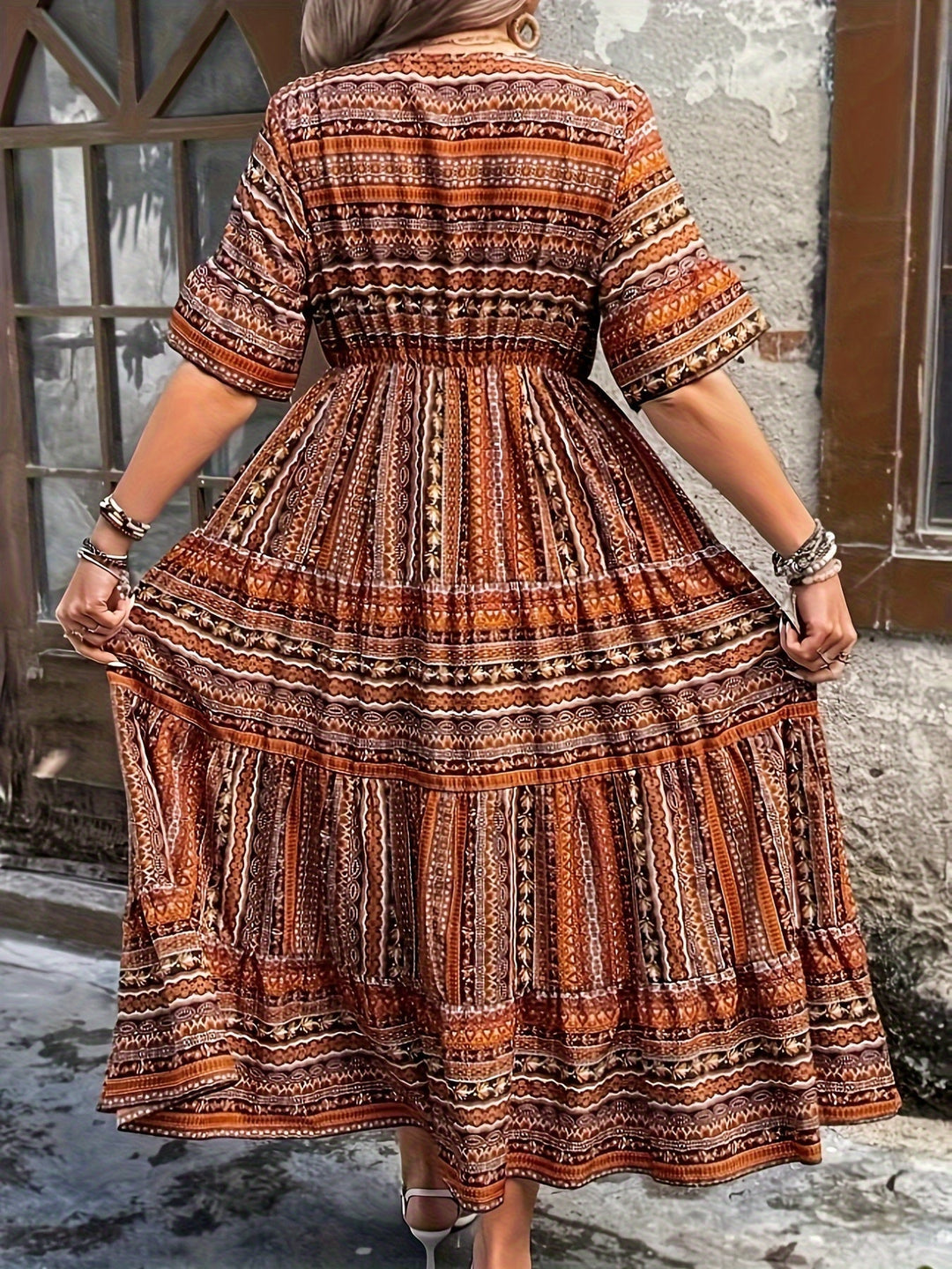 Joraine - Fließendes Ethno-Kleid