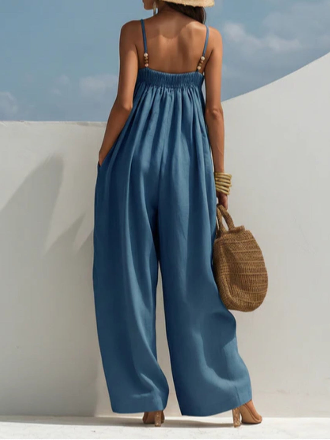 Madison | Jeans Overall met Wijde Benen