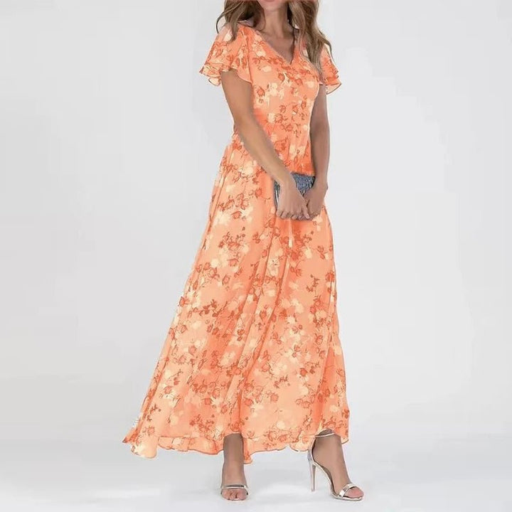ZURI | ELEGANTES UND FLIEßENDES KLEID MIT FIGURBETONENDEM EFFEKT