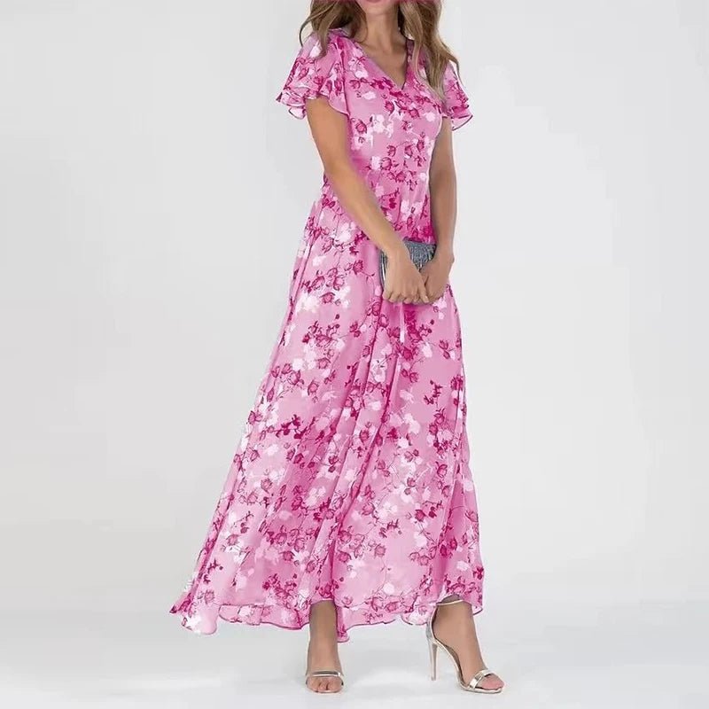 ZURI | ELEGANTES UND FLIEßENDES KLEID MIT FIGURBETONENDEM EFFEKT