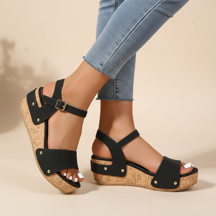 Eva-Rieke | Elegante Wedge Sandalen
