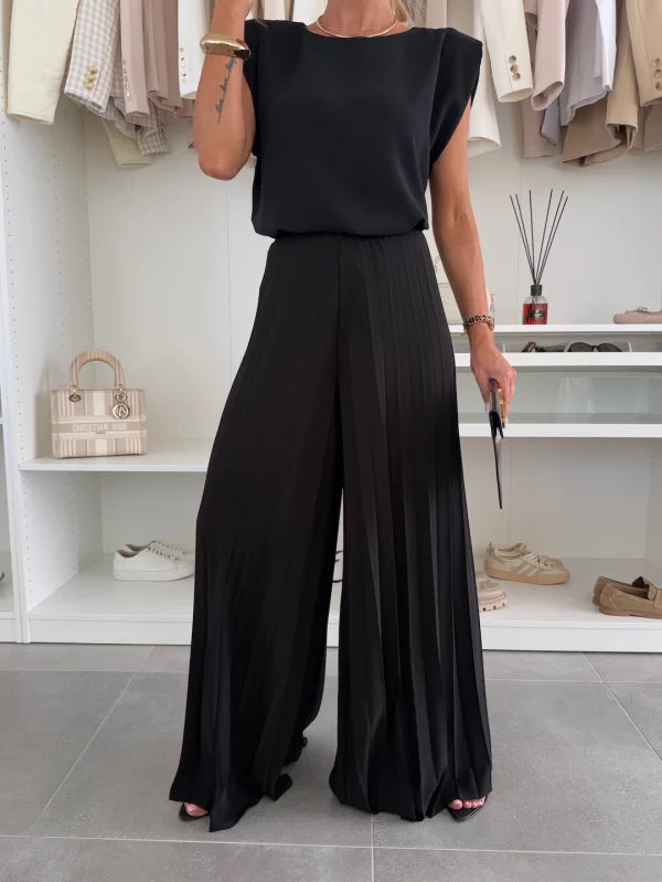 Marian - Elegantes Plissee-Ensemble